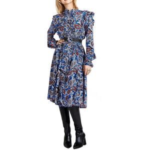 dodo bar or blue dress Dodo Bar Or Paul crochet midi dress Dodo Bar Or